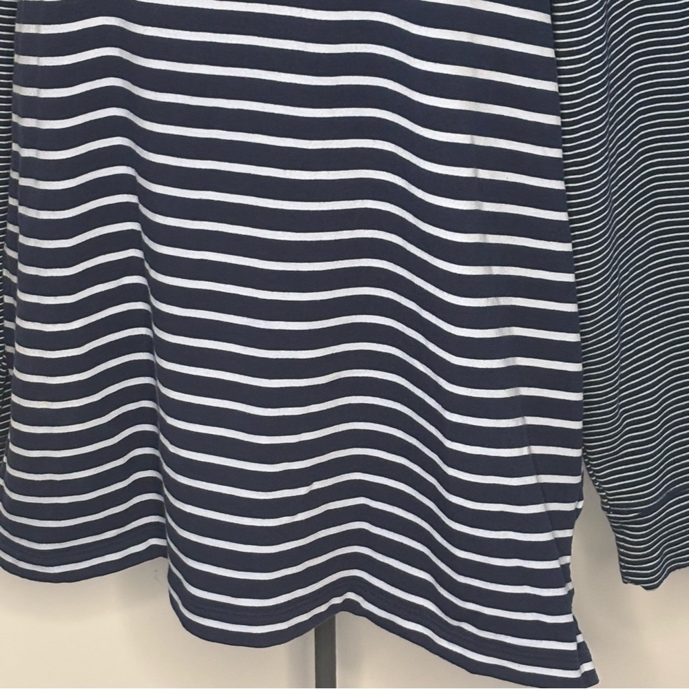 ⚓️Lands’ End⚓️ Striped Quarter Zip Pullover - Picture 3 of 7